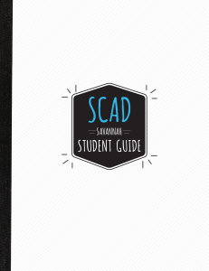 SCAD Student Guide: Savannah Campus Resources