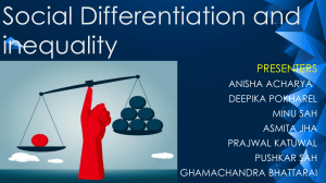 sociology slide social differentiation and inequality
