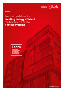 Danfoss - Designing energy efficient multi family heating systems - 2024