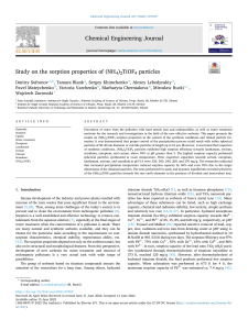 (NH4)2TiOF4 Sorption Properties: Synthesis and Metal Uptake