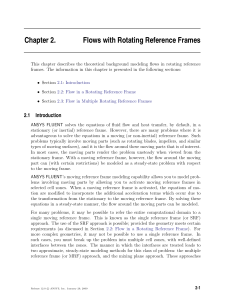 theoryguide Flows with rotating refrences frames