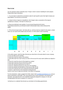 Betting Instructions - Amanc