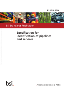 BS 1710:2014 Pipeline Identification Standard