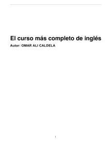 1. El curso más completo de inglés autor Omar Ali Caldela