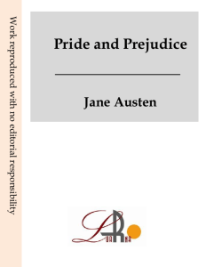 16. Pride and Prejudice Autor Jane Austen