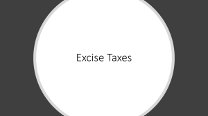 Excise Taxes 2024