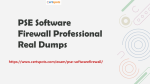 PSE-SoftwareFirewall Professional Exam Dumps Questions