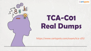 Tableau Certified Architect TCA-C01 Dumps Questions