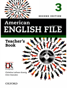 AMERICAN ENGLISH FILE 3 TEACHERS BOOK