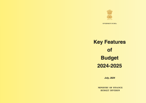 Key Features of Budget 2024-2025