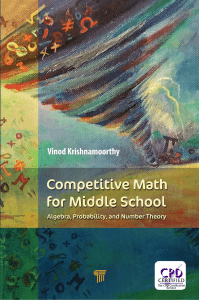 Competitive Math for Middle School (Krishnamoorthy, Vinod)- Algebra, Probability, and Number Theory (2018)