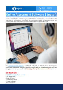 Online Assessment Software