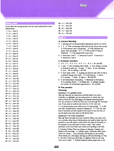 Cambridge Grammar for IELTS-Answer Key