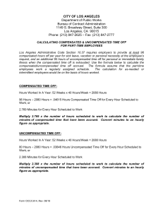 LWO-4 Calculating Compensated and Uncompensated Time Off