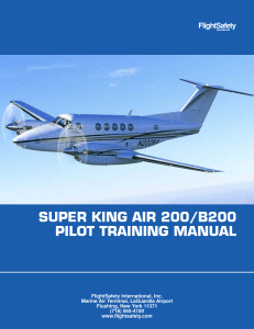 Flight Safety BE200 Pilot Training Manual