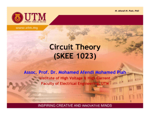 Circuit Theory: Nodal & Mesh Analysis