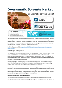 What is the Market Share of the Asia De-aromatic Solvents Market?