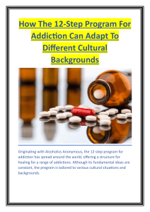 12-Step Program For Addiction And Cultural Considerations