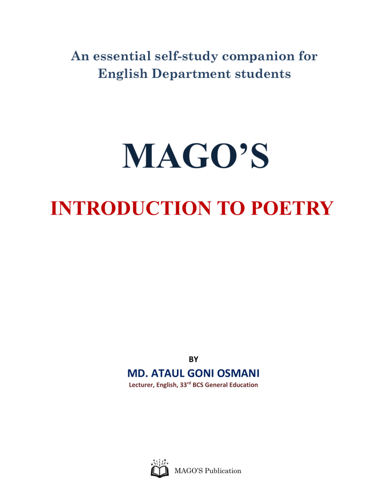 Introduction to Poetry