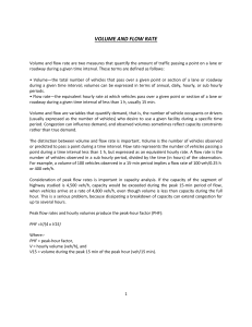 Traffic Volume and Flow Rate: Civil Engineering Concepts