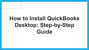 Learn An Easy Way to Install QuickBooks Desktop