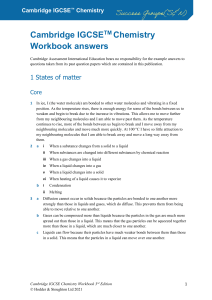 Answers-Cambridge IGCSE Chemistry Workbook-Hodder 2021