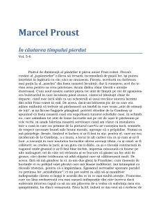 in-cautarea-timpului-pierdut-marcel-proust