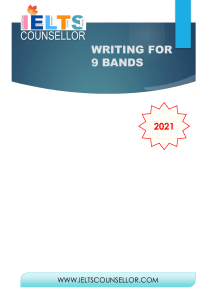 IELTS Writing for 9 Bands: Study Guide