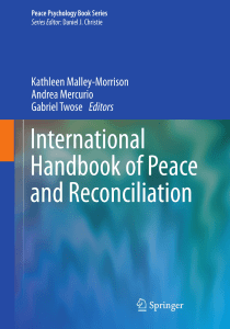 International Handbook of Peace and Reconciliation