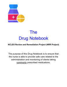 The Drug Notebook
