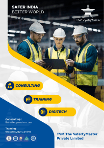 Safety Consulting Brochure