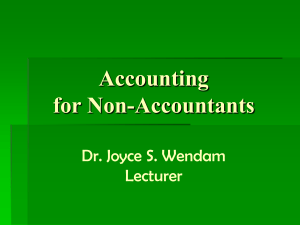 Accounting for Non-Accountants: Basic Concepts & Techniques