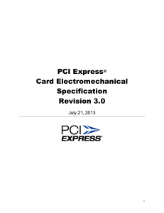 PCI Express Card Electromechanical Specification Revision 3.0