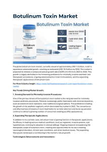 What are Five Trends Shaping the Botulinum Toxin Economy in 2024?