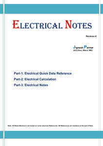 Electrical Notes (Rev 8) very important