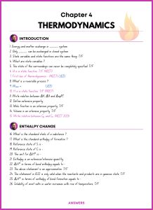 Thermodynamics CHEMHACK