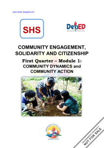 Community Dynamics & Action Module