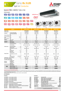 Aire Acondicionado Conductos Mitsubishi MGPEZ-71VJA