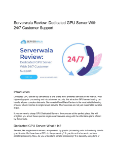 Serverwala Review  GPU Dedicated Server WIth 24 7 Customer Support