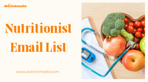Nutritionist Email List by Averickmedia