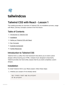 tailwindcss