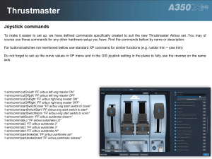 Thrustmaster Joystick Airbus Config Guide