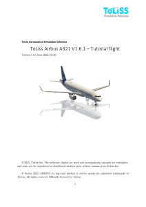 ToLiss AirbusA321 Tutorial