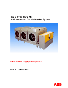 ABB GCB Type HEC 7S Generator Circuit-Breaker System Datasheet