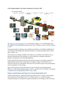 Coil Coatings Industry Size, Share, Demand & Growth by 2033