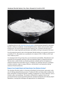 Aluminum Fluoride Industry Size, Share, Demand & Growth by 2033