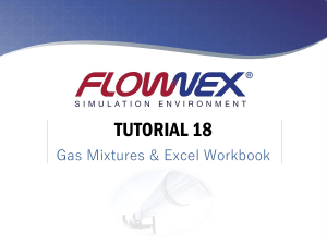 Tutorial 18 Gas Mixtures & Excel Workbook