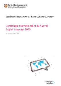 9093 Specimen Paper Answers Paper 2, 3, 4 (for examination from 2021)