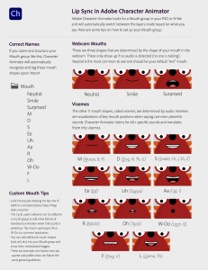 Sincronización labial en Adobe Character Animator: Guía de configuración