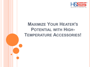 Maximize Heater Potential with High-Temp Accessories